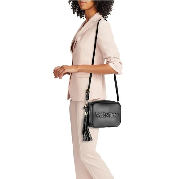 NWT Valentino Mia Embossed Leather Shoulder Bag - Picture 2 of 9